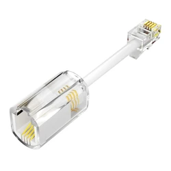 360° Rotatable Anti - Tangle Telephone Cord Detangler (White)