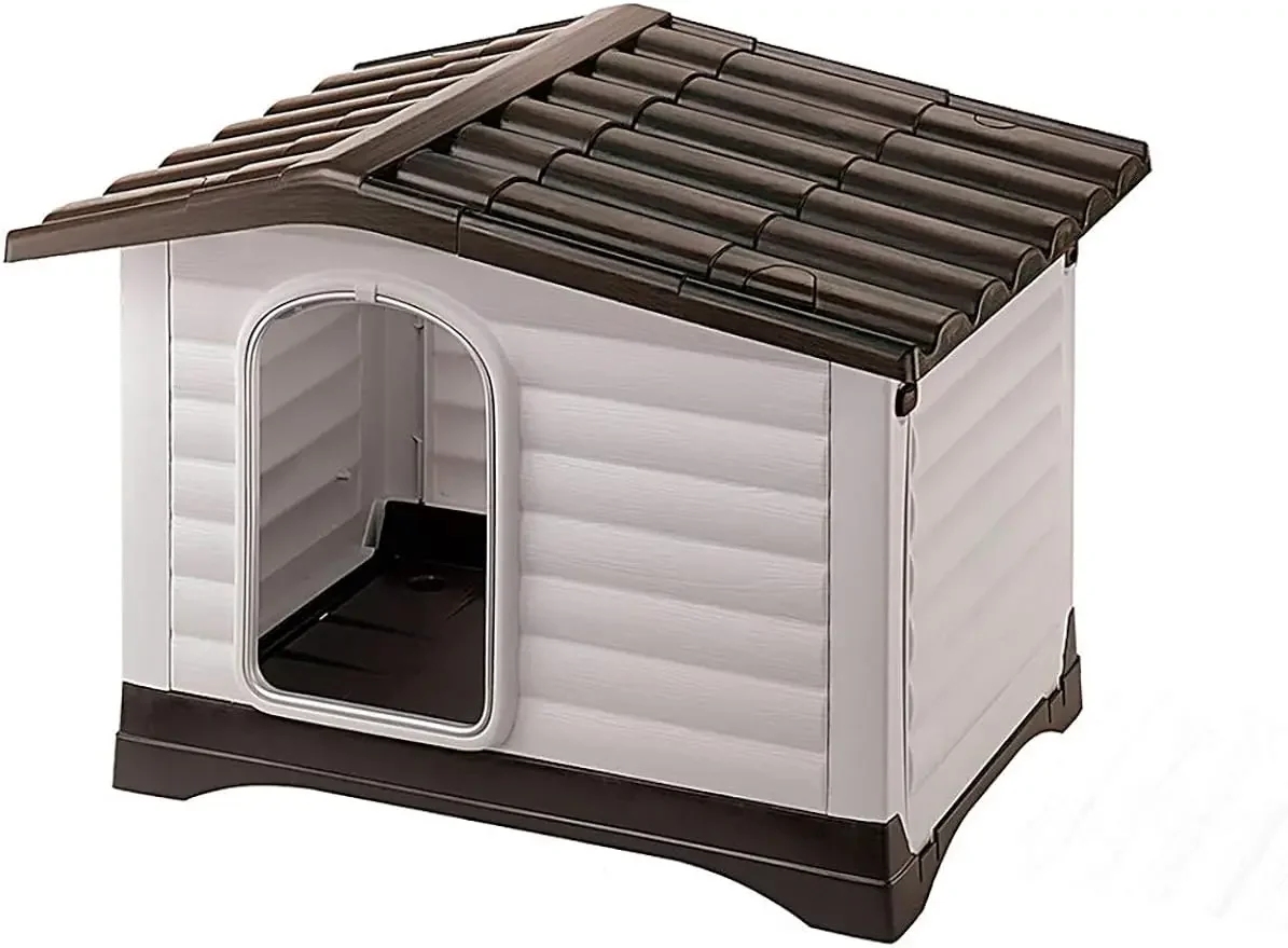 

The puppy kennel is waterproof and UV resistant and shockproof and sturdy, matters ventilated 28.74 x 23.23 x 20.87