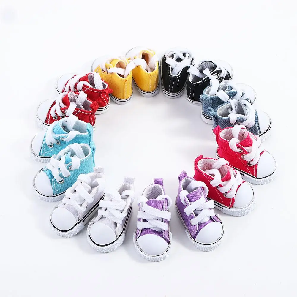 Accessories Handmade 1/6 Dolls For Children Casual Shoes Mini Shoes Doll Sneakers Doll Canvas Shoes Doll Shoes BJD Doll Shoes