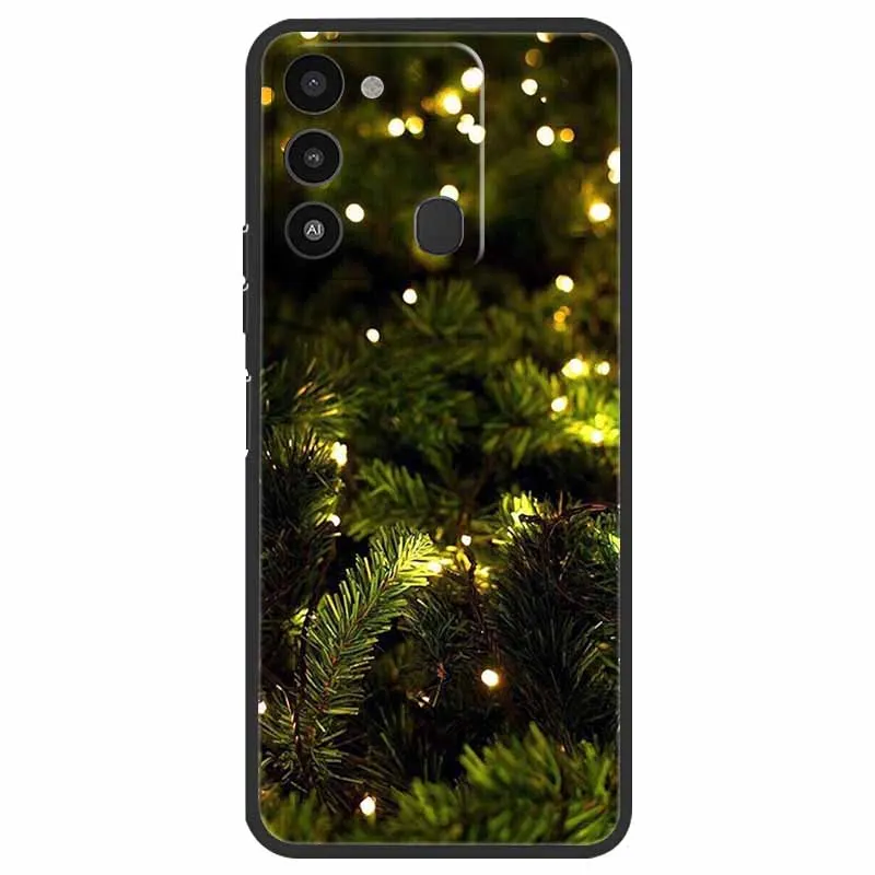 Holiday Edition Silicone Soft TPU Phone Cover - Festive Design Case