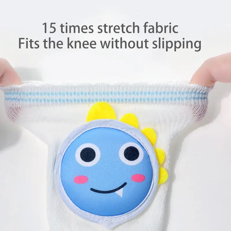 Baby Crawling Pads Adjustable Elastic Leg Warmers Breathable Baby Knee Pads Anti-Slip Leg Protector For Kids Boys and Girls