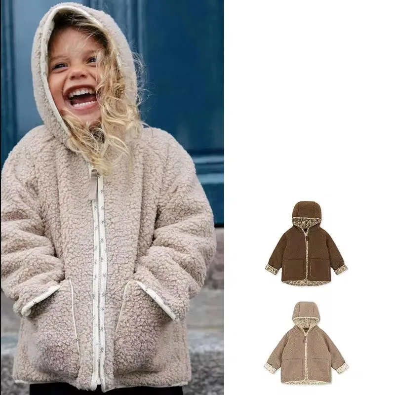 Boys School Hooded Jacket Children's Jacket Winter Cartoon Fashion Padded Boys Jacket Cotton Warm Girls Clothes Children's Clothing