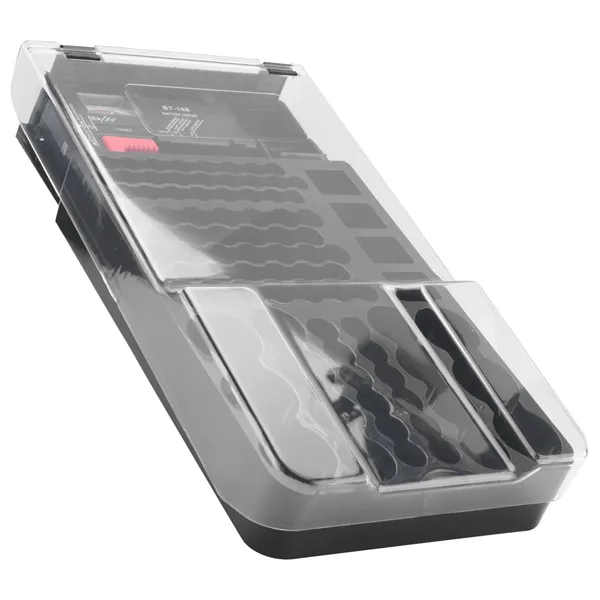 Battery Organizer Case with Clear Hinged Cover and Built-In Tester - Holds 93 Assorted Batteries