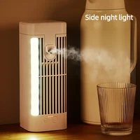 Ventilateur climatiseur de bureau, excellent effet rafraîchissant, veilleuse pour maisons et dortoirs 4