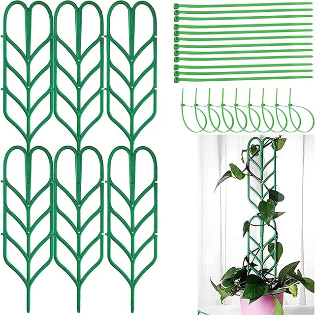 Plastic Plant Support Pile Frame Vines Garden Vines Climbing Stake Stand Flower Potted Rack Fixed Rod Greenhouse Arrangement New 2