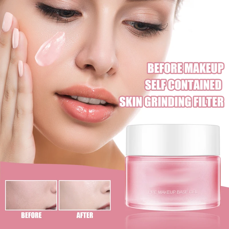 

Eelhoe Base Cream Makeup Primer Gel Concealer Makeup Primer Moisturizing Isolation Primer Shrink Pores Face Beauty Makeup 30ml