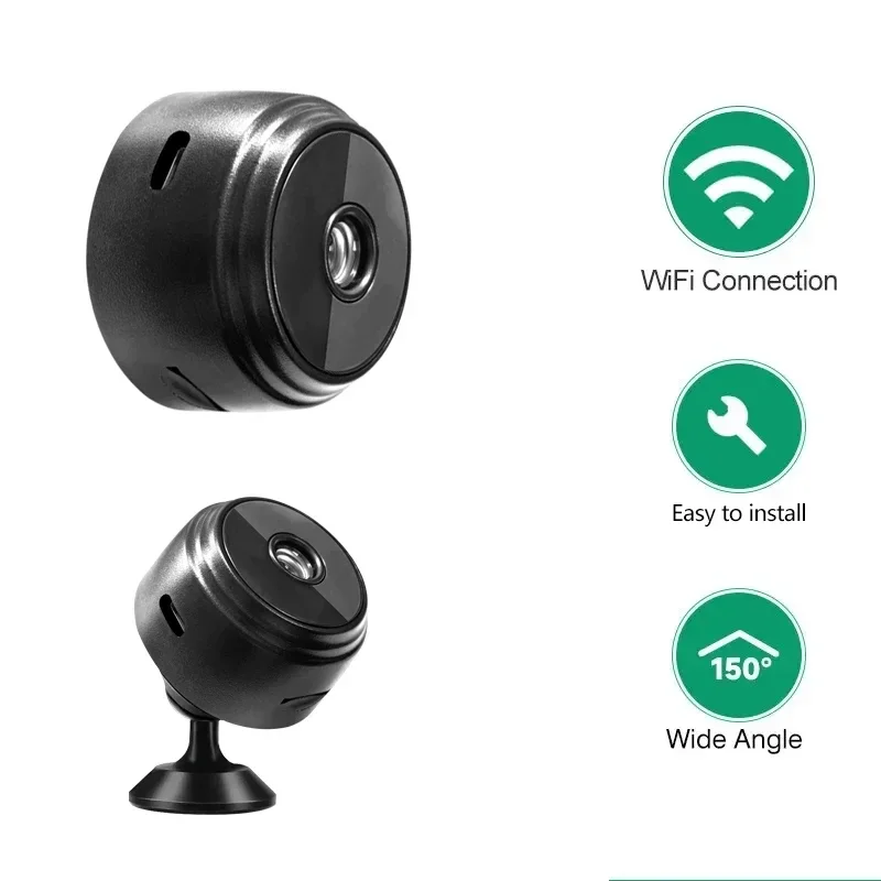 A9 Mini Camera HD 720P Intelligent Home Security IP WiFi Camera Monitor Mobile Remote Camera Mobile Remote Application 3