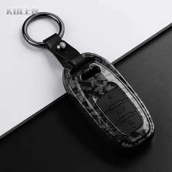 Premium ABS Carbon Fiber Car Key Case Cover (F - Carbon Set 1)