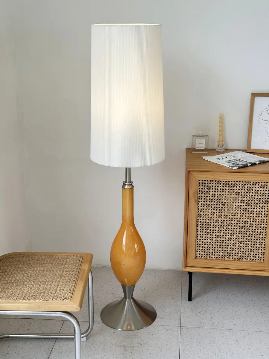 

Nordic Simple Floor Lamp Sofa Side Living Room Bedroom Decoration Ambience Light Light Luxury High-Grade Creative Vertical Lamp