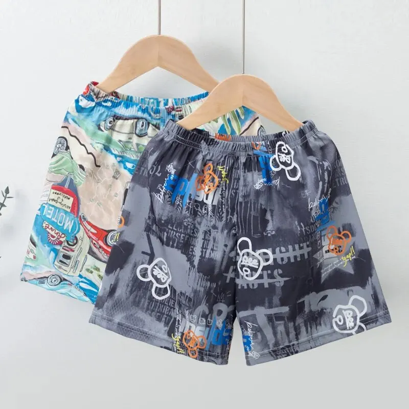 Summer Kids shorts Children Bohemian Style Shorts Boys and Girls Casual Sports Beach Style Pants