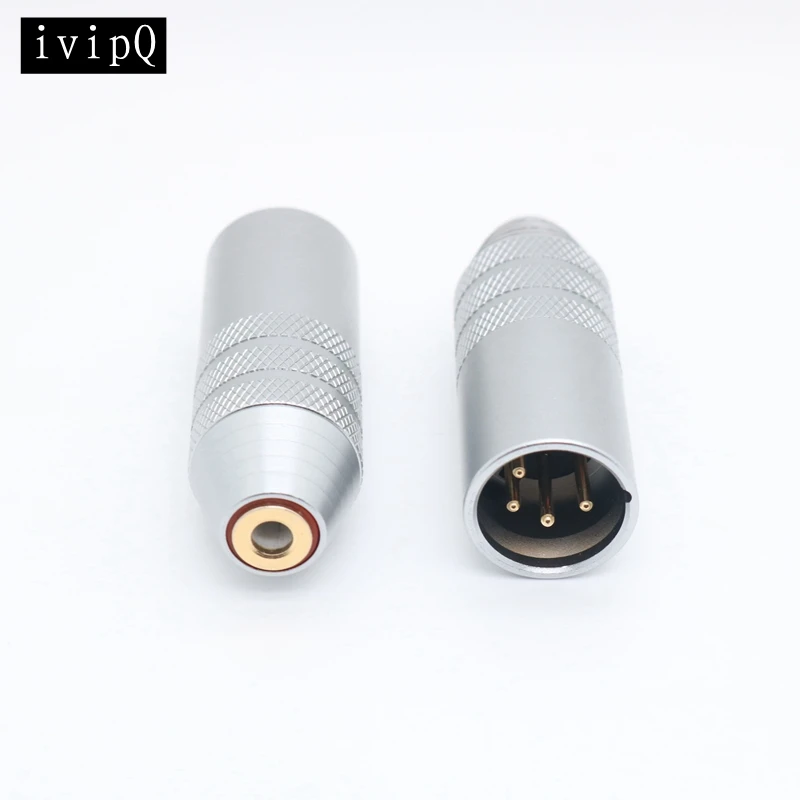 Convertitore Spina Maschio Ivipq-43 Xlr A 4 Pin A 2.5Mm 3.5Mm 4.4Mm 1/8 "Trs Mini Jack Femmina Adattatore Microfono Stereo Connettore Audio