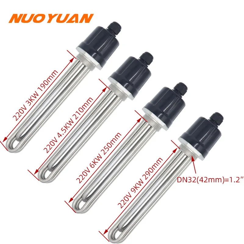 DN32114TubularHeatingElement220V380VElectricWaterHeater