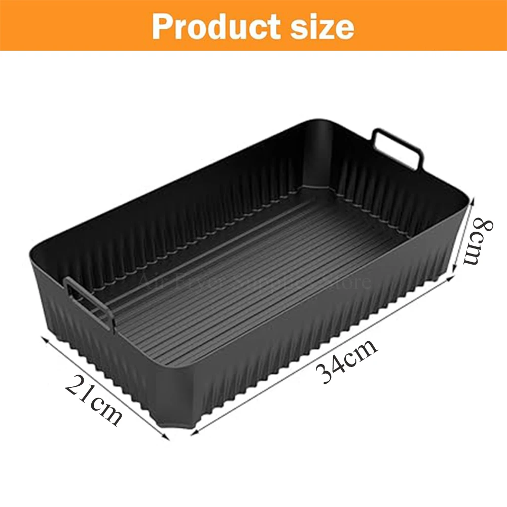 Air Fryer Mold for Ninja Foodi Flex 10.4L AF500EU Reusable Heat Resistant Silicone Pot Air Fryer Accessories