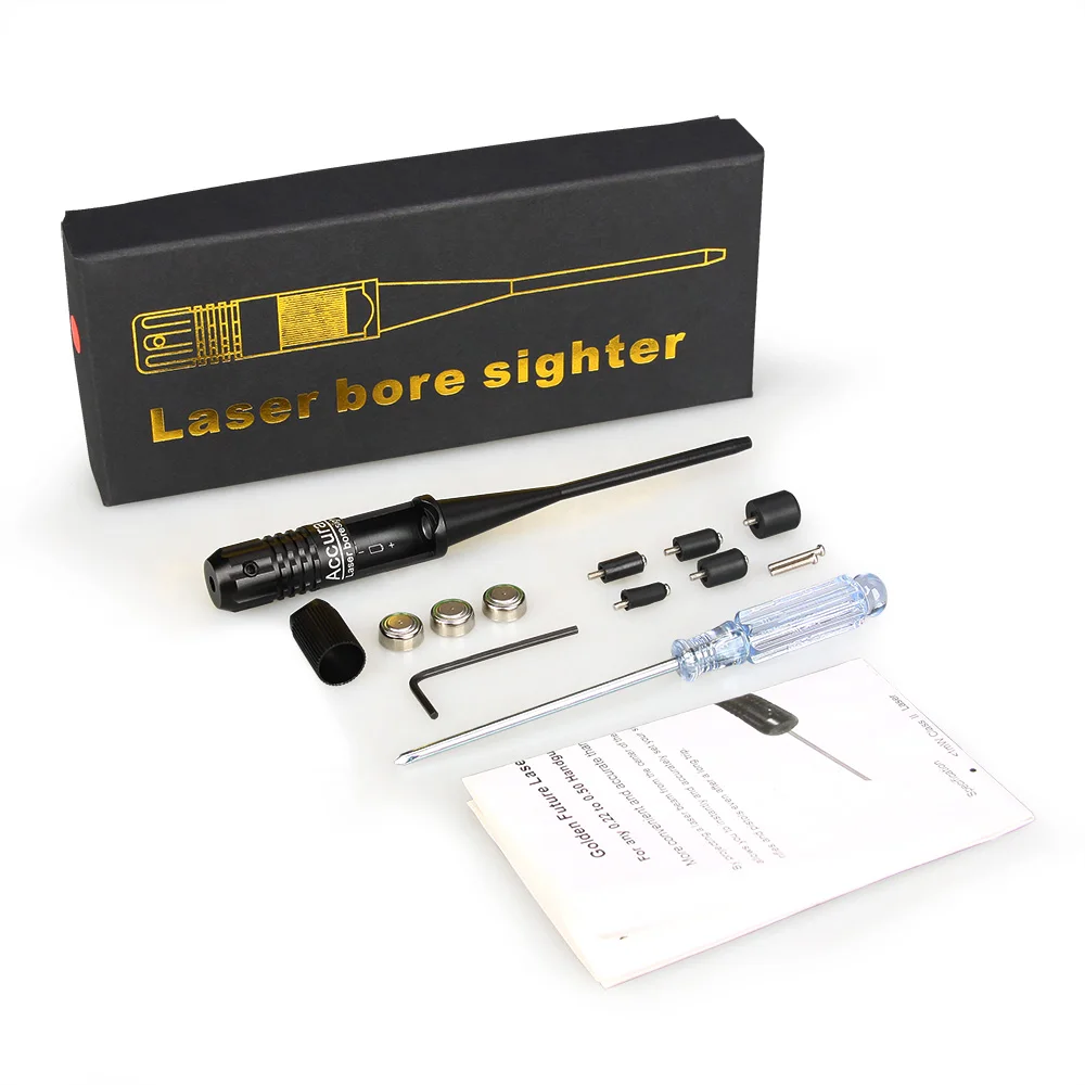 PPT Tactical Laser Bore Sighter Sight Collimator Wavelength 635-655nm Riflescopes Hunting Accessories OS20-0036