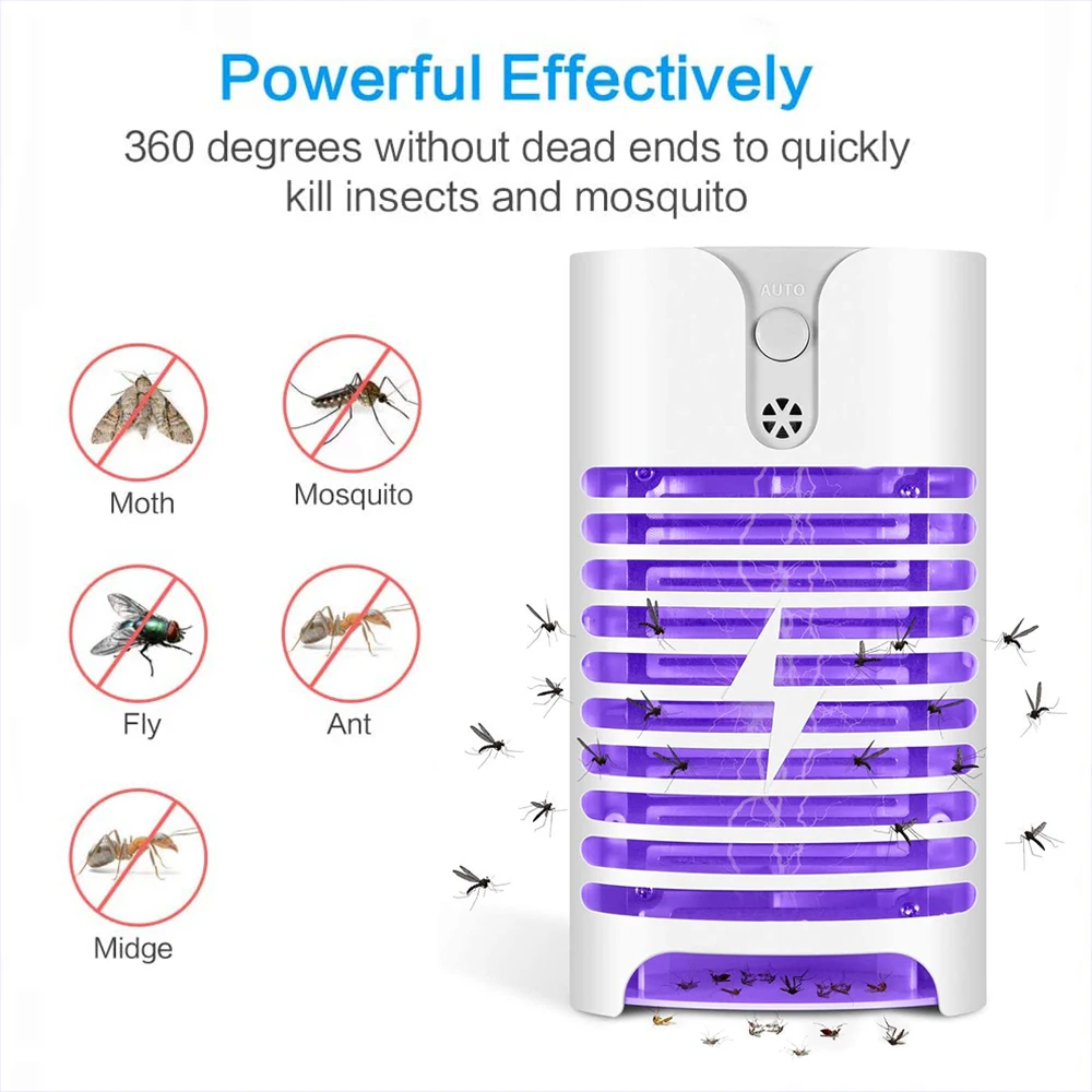 Multifunctional Socket Mosquito Killer Lamp UV Electric Shock Mosquito Killing Moth Killing Trap Lamp EU/US/UK Plug mosquito killer lamp mosquito lamp