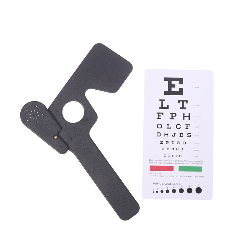 

1Pc Black Lorgnette Occluder Multi Hand Occluder Optometry Instrument Tool With Eye Test Chart Eyesight Exam Eye Care