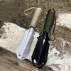 Multi-functional Outdoor Stainless Steel  Small  Hand Shovel Camping Portable Engineer Shovel Field Survival Tools Garden Tools 1