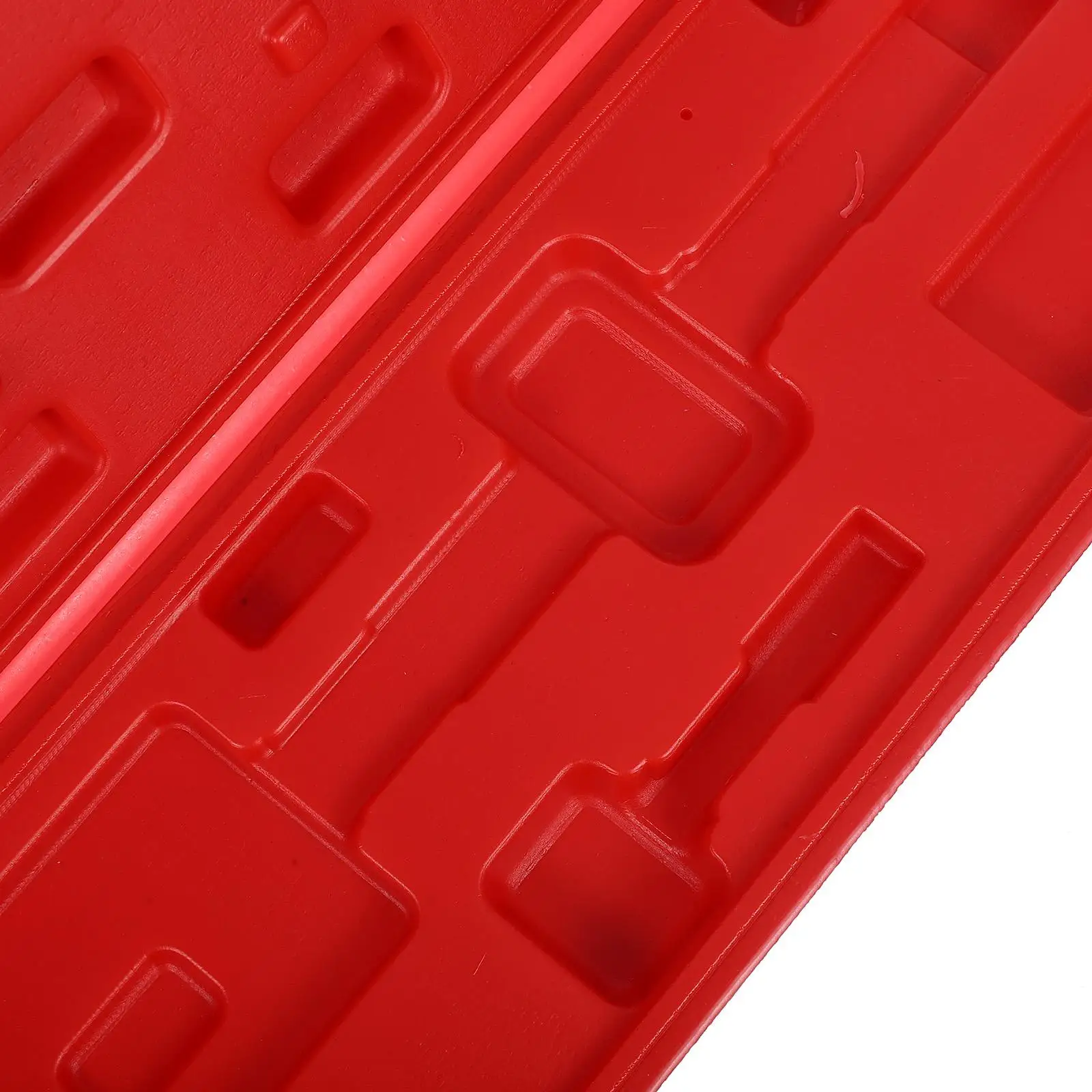 Red Digital Caliper Box Plastic Vernier Case Tool Storage Container Protective Gauge Holder Measuring Instrument Tools Packaging