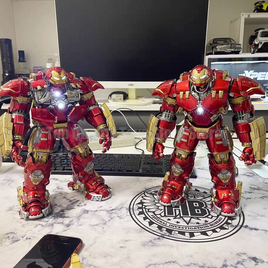 

Marvel 30cm Comicave The Avengers Iron Man Mk44 Hulkbuster Collection Anime Action Figures Alloy Model Toy For Baby Gift