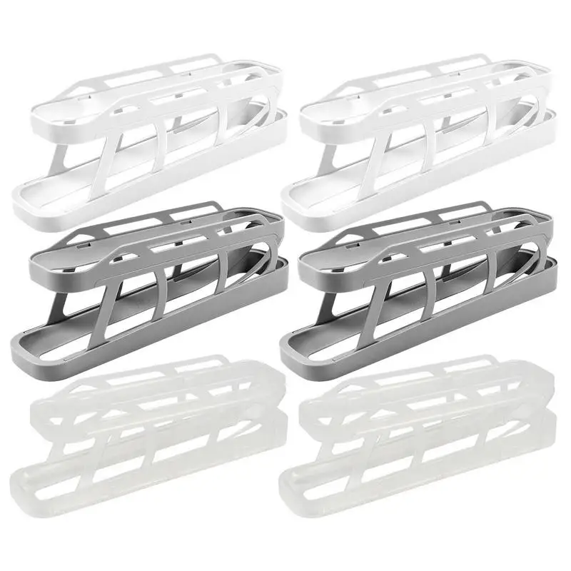 

Дозатор яиц многофункциональная двухъярусная автоматическая полка для яиц, держатель, коробка для хранения для холодильника, держатель для яиц, кухонные инструменты