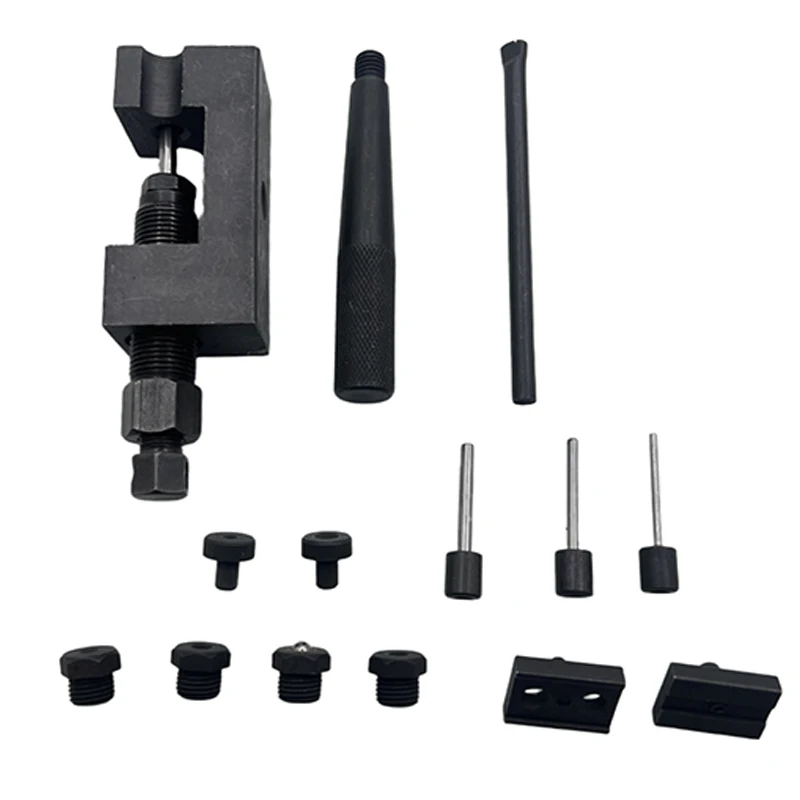 1/2Set Motorcycle Bike 520/525/530/630 Chain Breaker Splitter Riveting Tool Repair Launches Chain Pin Press Handle Riveter