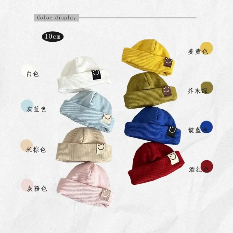 Cream Pineapple Bun 8-color Cotton Doll Thread Knitted Hat 10cm&20cm 2