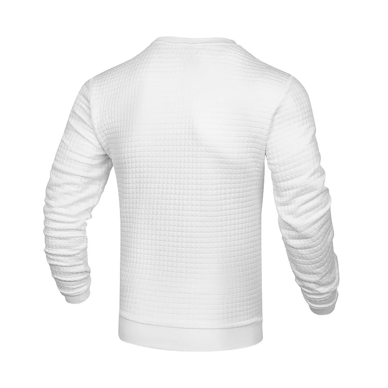 Men's Clothing Temperament Commuting 2023 Autumn and Winter New Fashion Round Neck Long Sleeve Solid Color Versatile Pullover