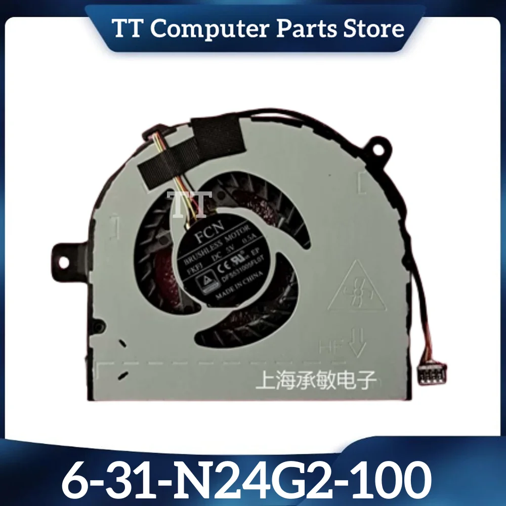 

TT New Original Laptop CPU Cooling Fan Heatsink For LanTian 6-31-N24G2-100 FKFJ Free Shipping