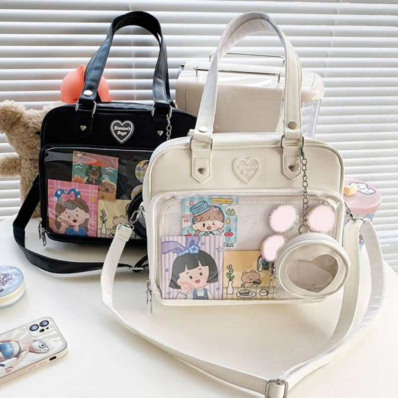 

Japanese Harajuku Ita Bag Women Transparent Itabag Girls Uniform JK Shoulder Bag