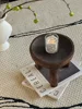 Modern Simple Style Home Decoration Fruit Tray Wabi-Sabi Retro Storage Rack Handwork Wooden Pallet Living Room Tray Size 21x19cm 1