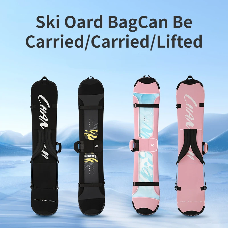 

Single Board Ski Snowboard Bag Waterproof Wear-Resistant Protective Board Bag, Thickened Single Ski Backpack, Ski Storage Bag