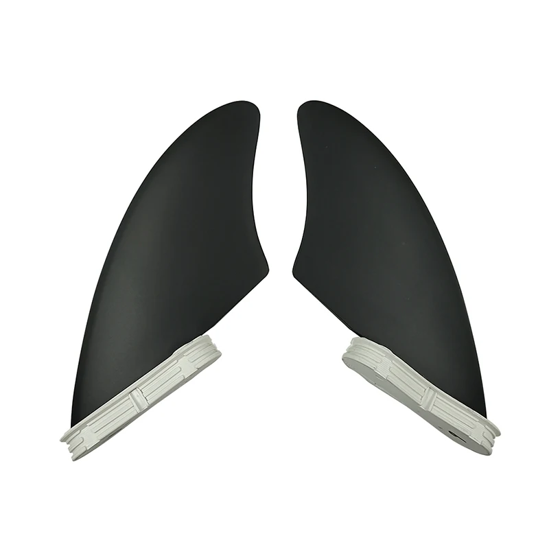 Surf Keel Fins 2pcs Surfboard Fin For Shortboard Multibase Twin Fins Plastic Nylon Surf Board Side Fin