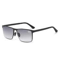 Femmes hommes mode lunettes de lecture bifocales multifonctionnel Vintage presbytie lunettes Protection UV lunettes de soleil nuances + 1.0 + 3.5 3