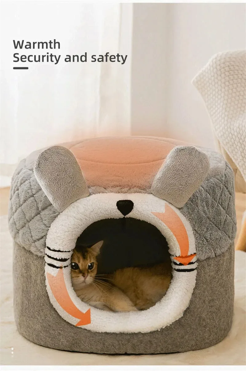 New Winter Pet House Soft Nest Kennel - PeticaDeals