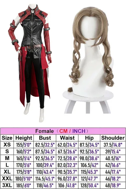 thumbnail image 1 of Disfraz de Aerith para mujer adulta, traje de Final Game Fantasy 7 Ever Crisis, chaqueta, pantalones, peluca, para Halloween y carnaval, 1 of 5