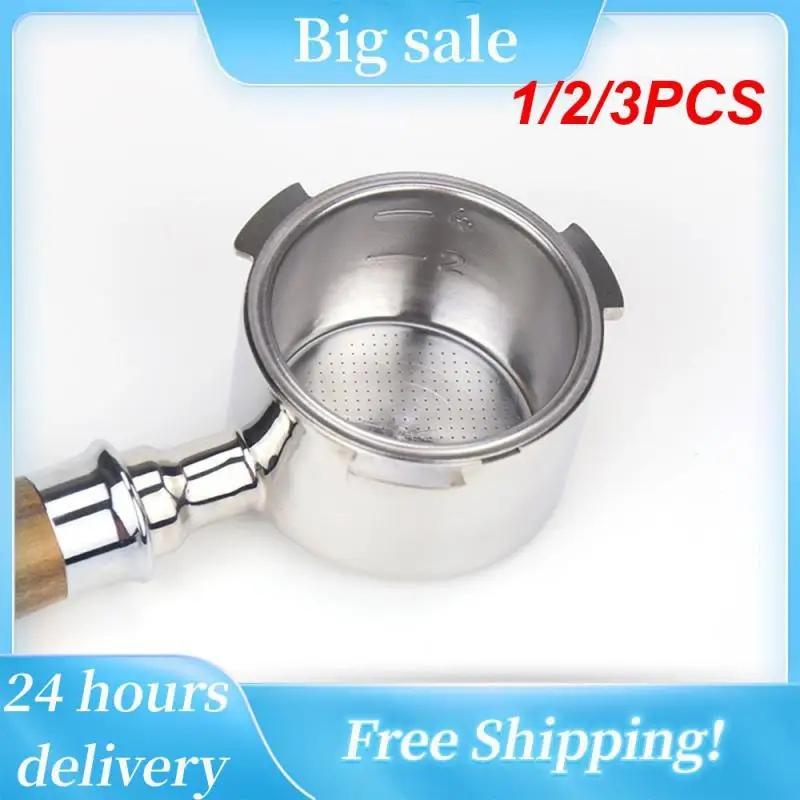 1/2/3 Pz Prodotti Per Il Caffè Cestello Filtro Non Pressurizzato 51Mm Tazza Filtro Caffè 2-Cup 4-Cup Misura Per Breville Delonghi Filtro Krups