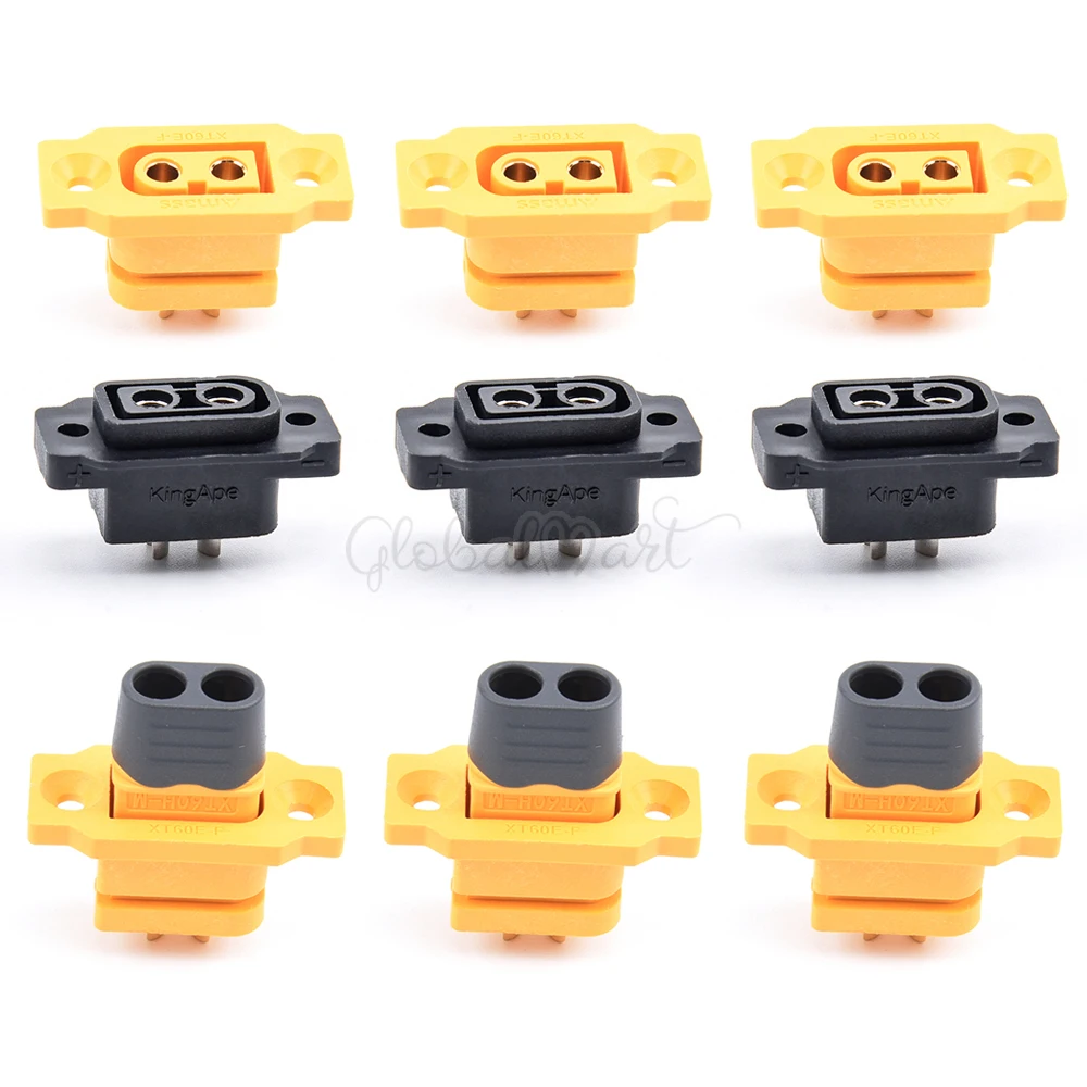 5 Set XT60E-F Vrouwelijke Plug met Stofkap Schroeven Compatibel met 5 Set XT60E-F Vrouwelijke Plug met Stofkap Schroeven Compatibel met