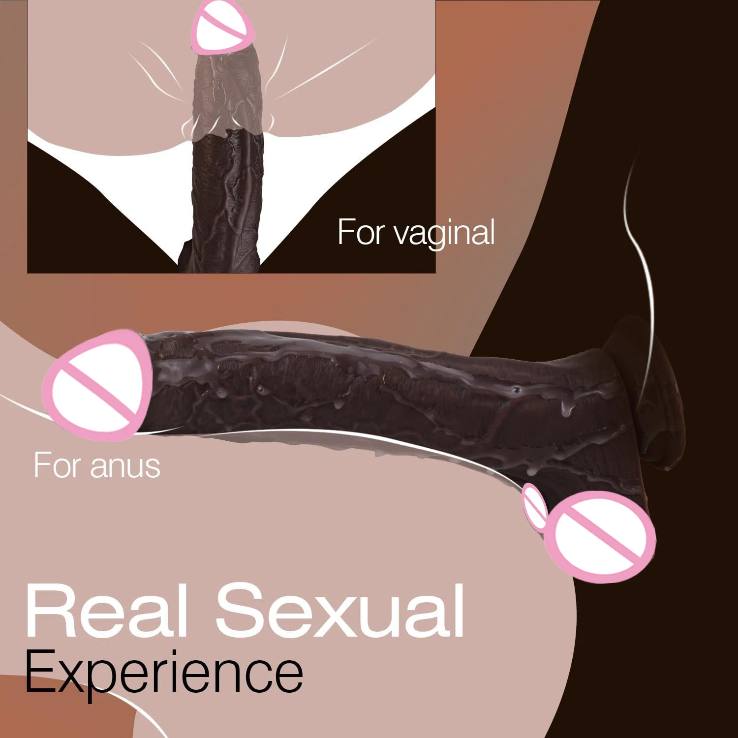 FairyKiss Soft Realistic Skin Feel Silicone Dildo Suction Cup Thick Penis Vagina Anal Stimulator Female Sex Toy Strap on Cock