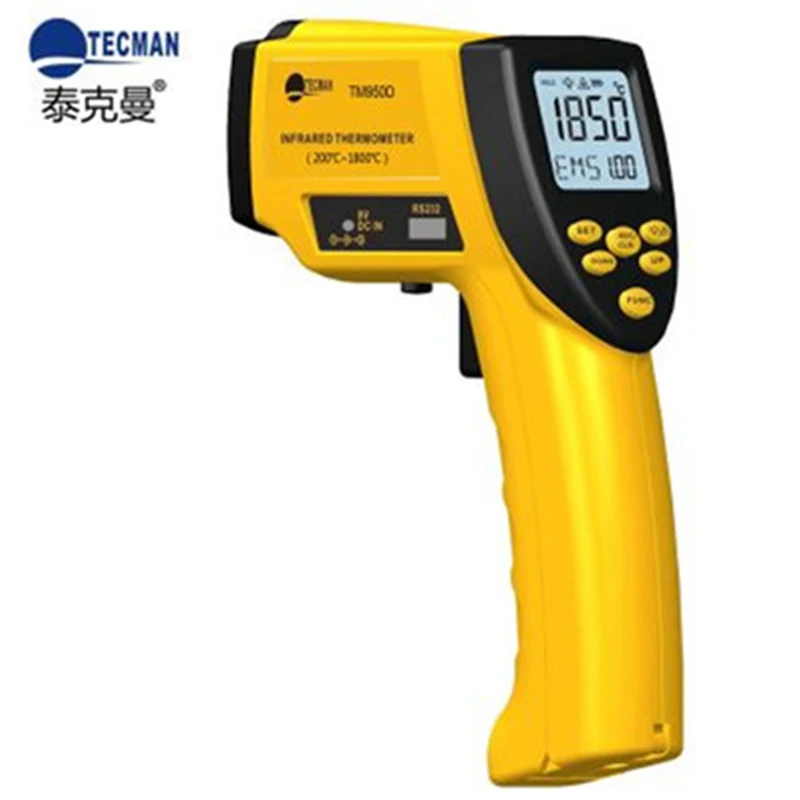 

TM950D High Temperature Infrared Thermometer Industrial Thermometer 1800 Degrees Copper and Hot Metal