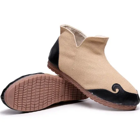 Vintage ethnic style Kungfu Shoes Chinese Traditional Kung Fu Shoes Wushu Tai Chi Old Peking Wing Chun Martial Art Sneaker