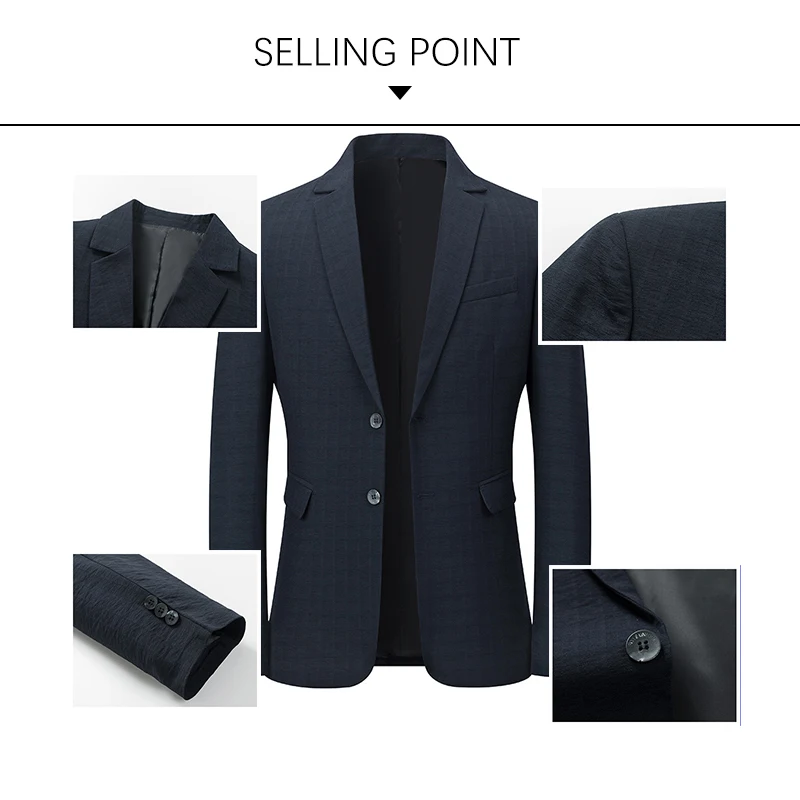 Mens Blazer Business England Style Spring Autumn