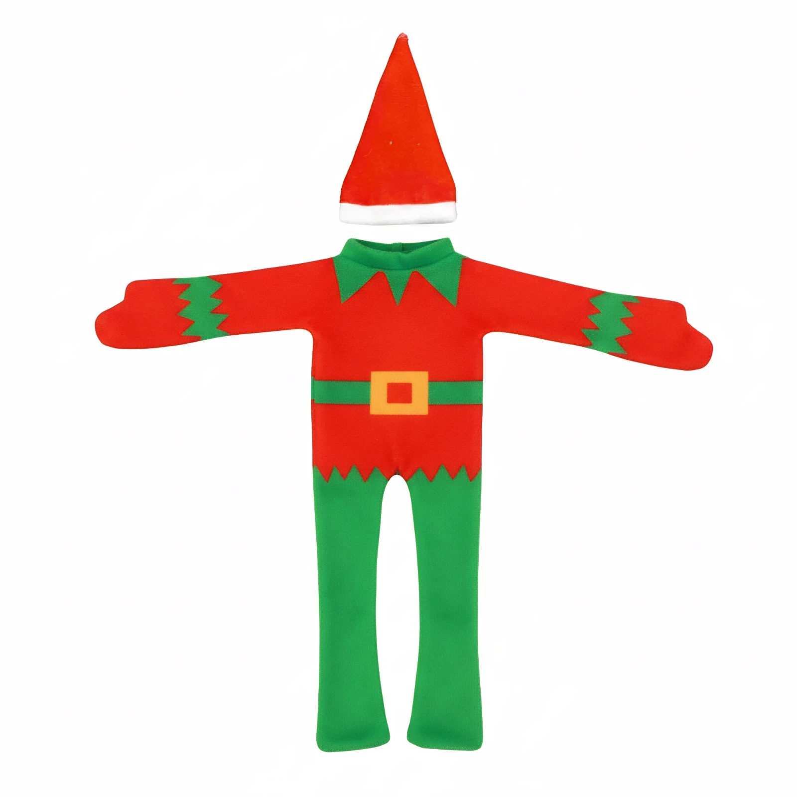 Pyjamas für Elfenpuppe, rot, für Jungen, für Babi, 11,8 Zoll (30 cm), Puppenkleidung, Kleid, Zubehör, Weihnachtsgeschenk, Mädchenspielzeug – Detail 5