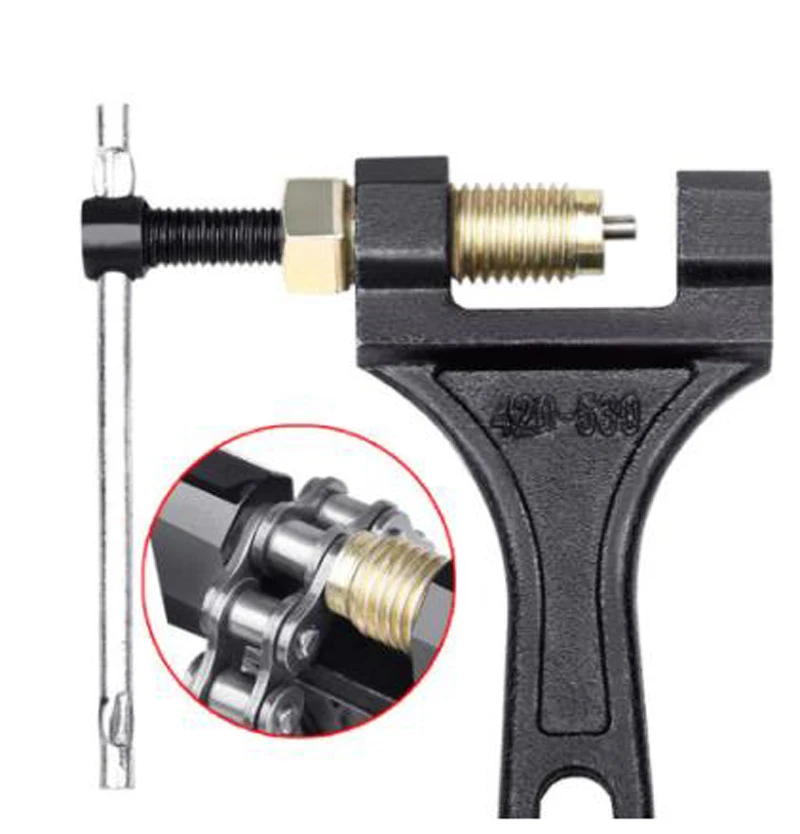 

Universal 420-530 Chain Breaker Splitter Cutter Link Tool, Chain Breaker Link Splitter Pin Remover For Motorcycle, Bike, ATV