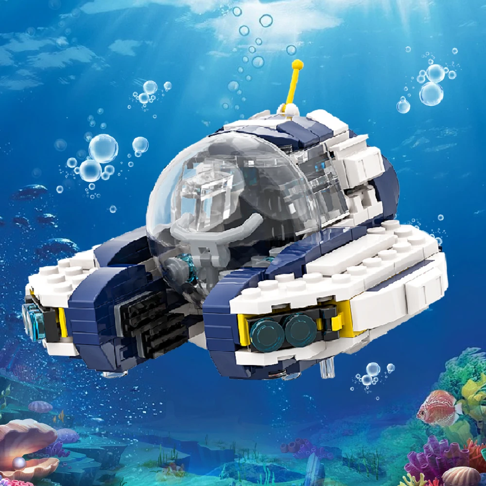 Gobricks Sea Moth Subnautica 게임 빌딩 블록 미니 Subnaut..
