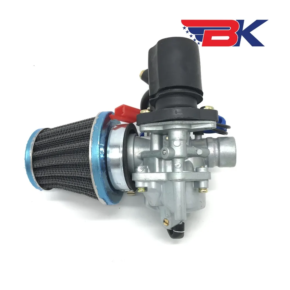 CARBURATORE CON FILTRO ARIA 2 TEMPI ETON 50CC 90CC 100CC VIPER 50 90 RXL50 RXL90 CON STARTER ELETTRICO - immagine 2