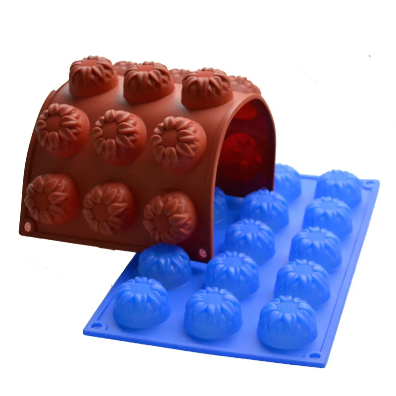 Stampo Per Cialde In Silicone – Rotondo 18,5 Cm – Antiaderente Per Torte, Cioccolatini E Biscotti - 4