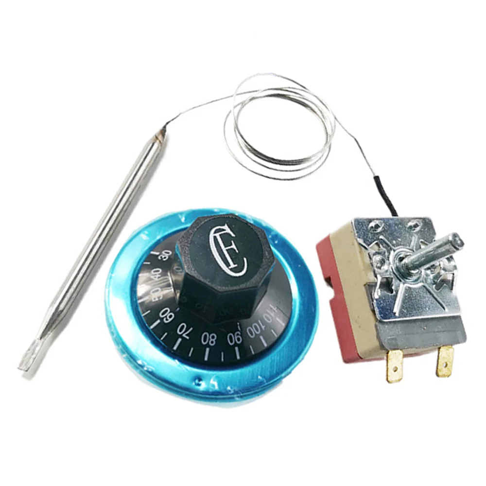 

AC 220V 16A 30-110/50-300 Oven Temperature Switch Thermostat Dial Centigrade Ceramic Base Thermostat Water Heater Thermostat
