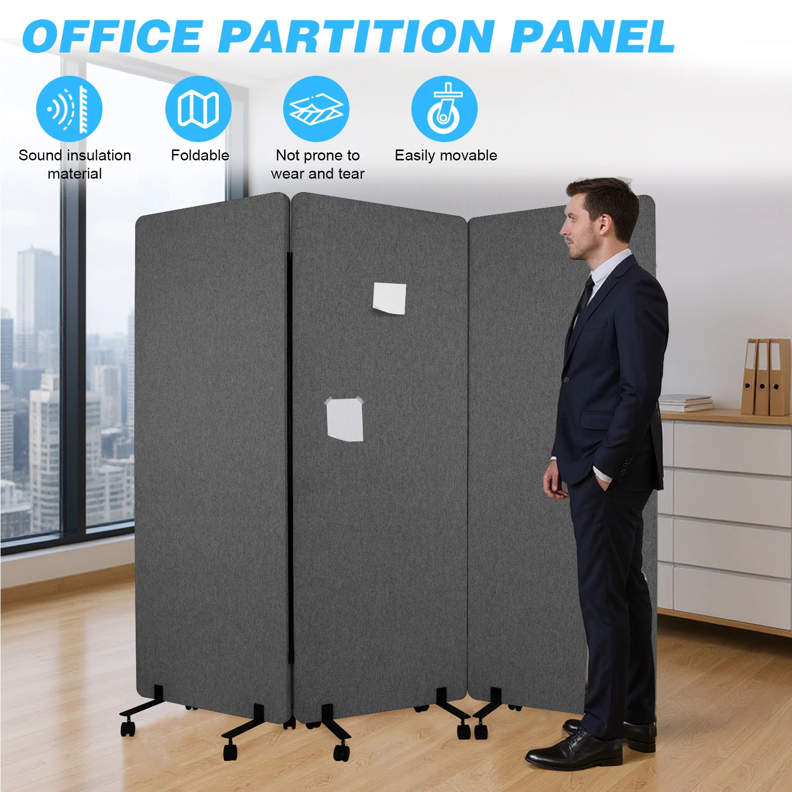 Portable Soundproof Partition Room Divider Screens