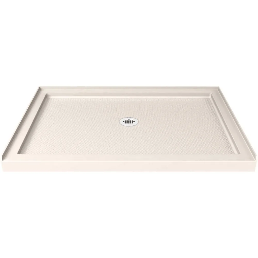 Shower Base, 32 in. D X 48 in. W X 2 3/4 H Center Drain Single Threshold Shower Base