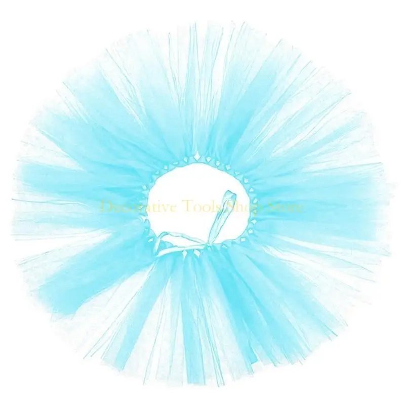 QX2E Lovely Puppy Beach Dress Skirt Tulle Dress Skirt Costume Beach Outfit Colorful Costume Pet Outfit Party